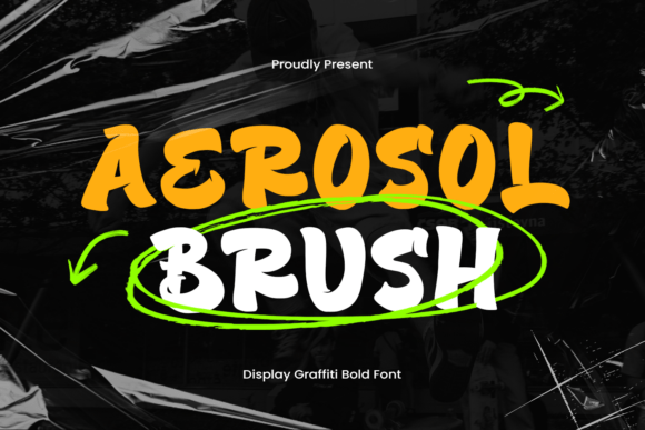 Aerosol Brush Typeface for High-Impact Campaign Graphics