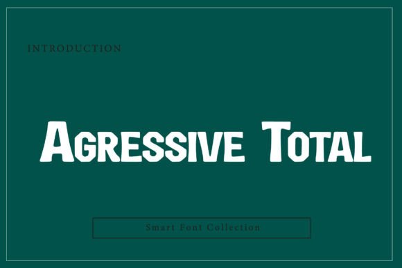 Agressive Total: A Bold Display Font for High-Impact Branding
