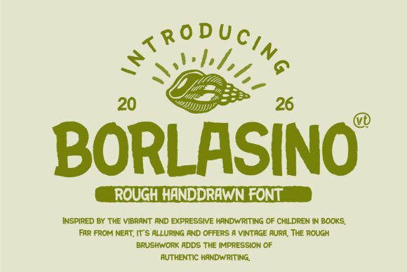 Borlasino: The Vintage Brush Typeface for Bold Campaigns