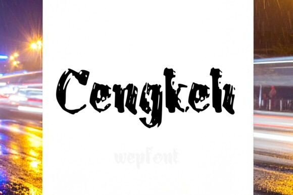Cengkeh: The Urban Chic Display Font for Modern Web Design