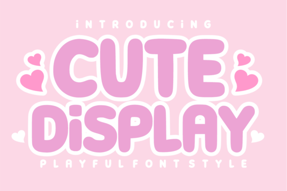 Cute Display: The Sweet Playful Typeface for Editorial Design