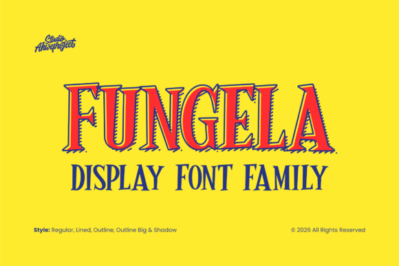 Fungela: The Bold Retro Display Font for Scroll-Stopping Visuals