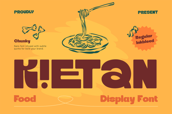 Kietan: The Playful Display Font for Bold Branding