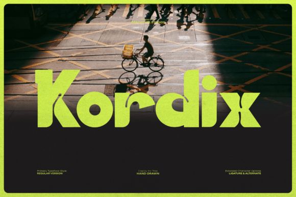 Kordix Typeface Review: Elevating Brand Identity with Modern Ink Trap Design
