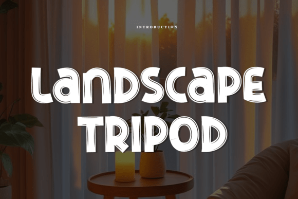 Landscape Tripod: The Bold Display Font for Campaign Clarity