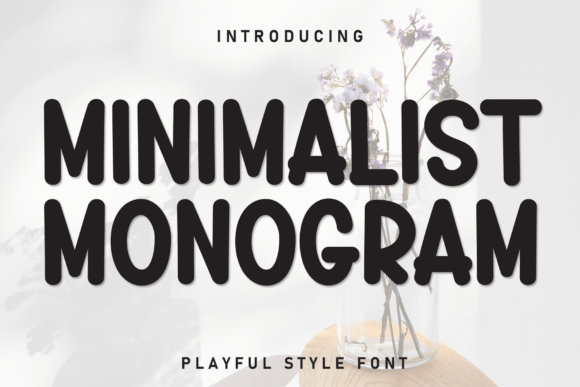 Minimalist Monogram: The Bold Typeface for Modern Branding