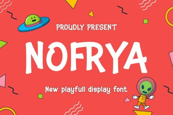 Nofrya: A Modern Display Font for Digital Branding