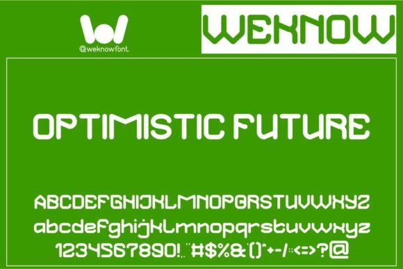 Optimistic Future Typeface Review for Modern Brand Identity