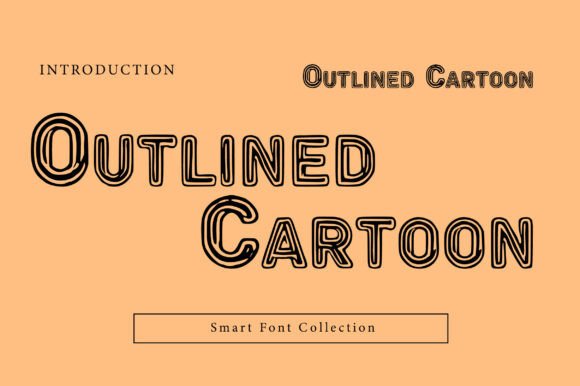 Outlined Cartoon: The Perfect Display Font for Playful Editorial Design