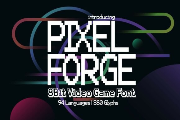 Pixel Forge Display Font for Bold Brand Identity
