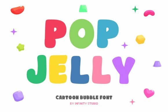 Pop Jelly: A Bold Cartoon Display Font for Joyful Editorial Design