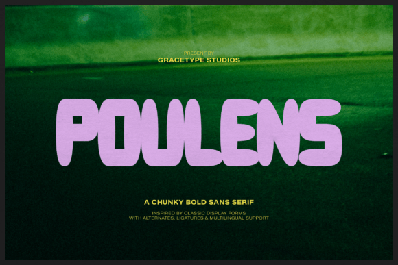 Poulens Typeface: Bold Display Fonts for High-Impact Web Design