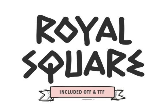 Royal Square: The Geometric Display Typeface for Bold Campaigns