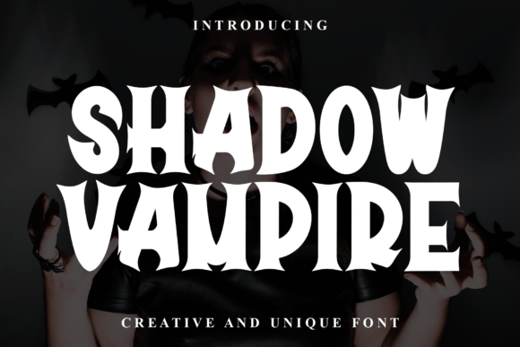 Shadow Vampire: The Gothic Typeface for Bold Editorial Design