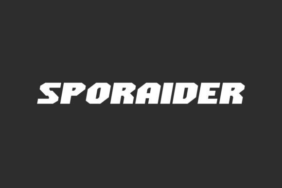 Sporaider Typeface: The Bold Racing Display Font for High-Impact Campaigns