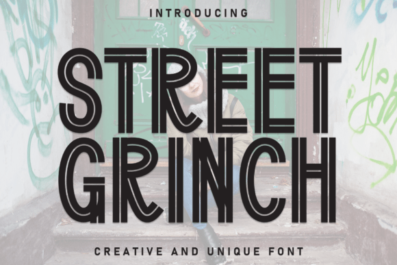 Street Grinch: The Playful Display Font for High-Impact Campaigns