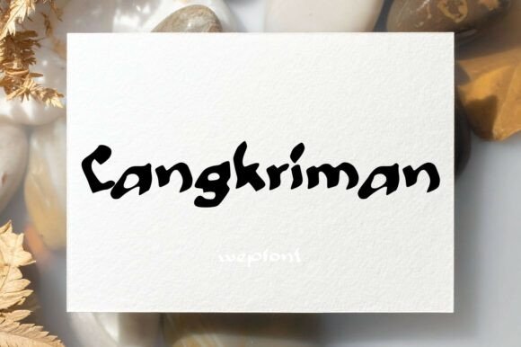 Upgrade Your Brand Identity with the Cangkriman Typeface